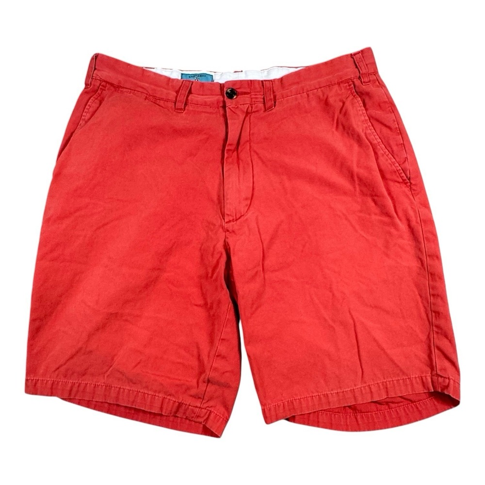 Castaway Nantucket Island Men's 34‎ Solid Peach Chino Shorts